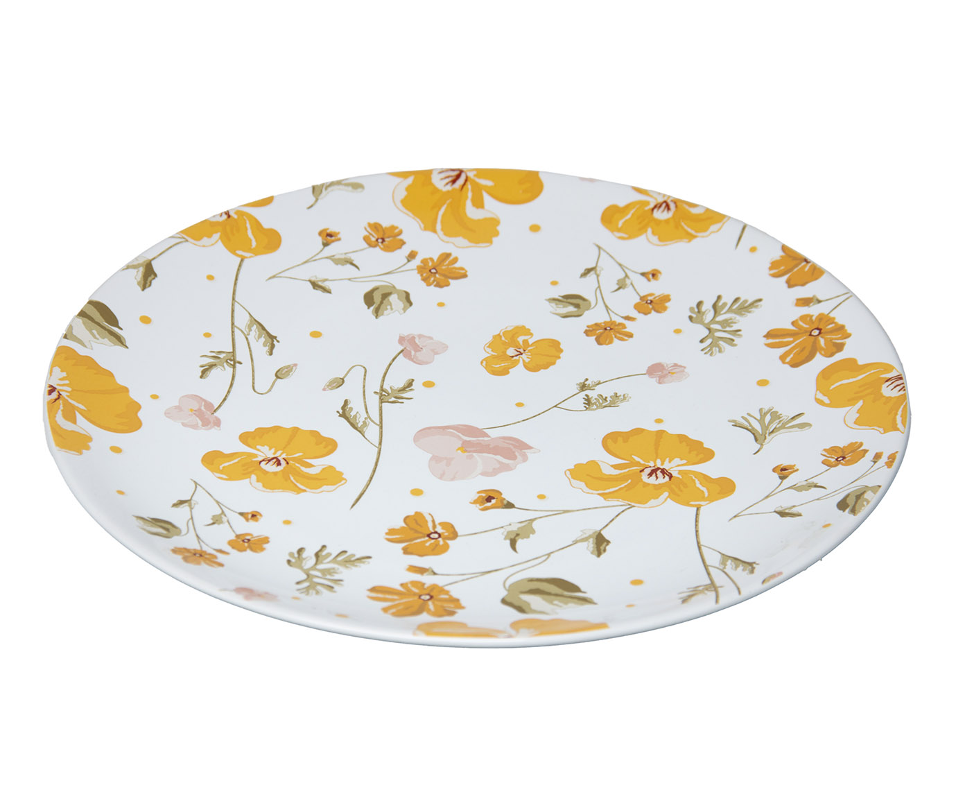Prato para Sobremesa Doce Encanto Amarelo - image 1
