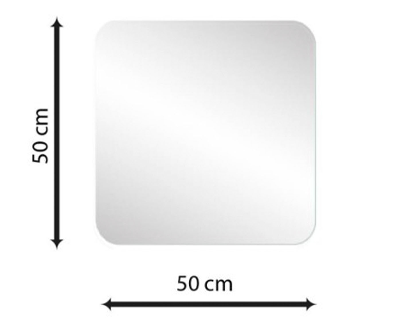 Espelho Cantus Lapidado LED Branco - 50cm - image 1