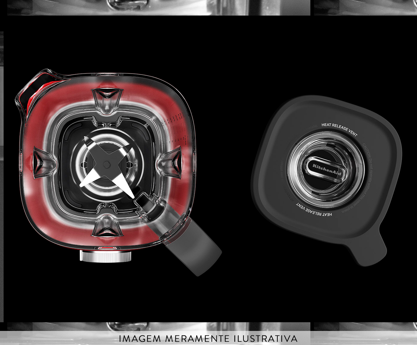 Liquidificador Pure Power Kitchenaid Empire Red image number 5