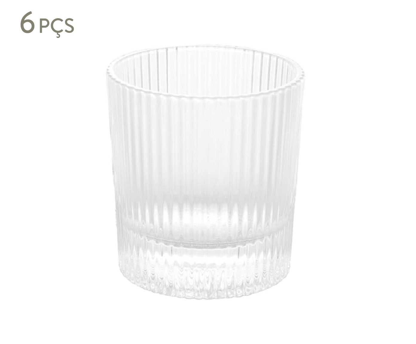 Jogo de Copos para Whisky Lines em Cristal image number 0