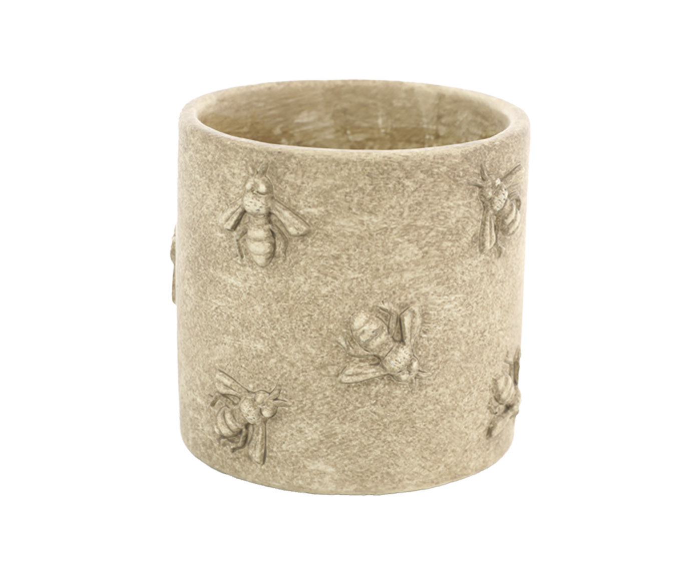 Cachepot Bees Marrom Pequeno image number 0