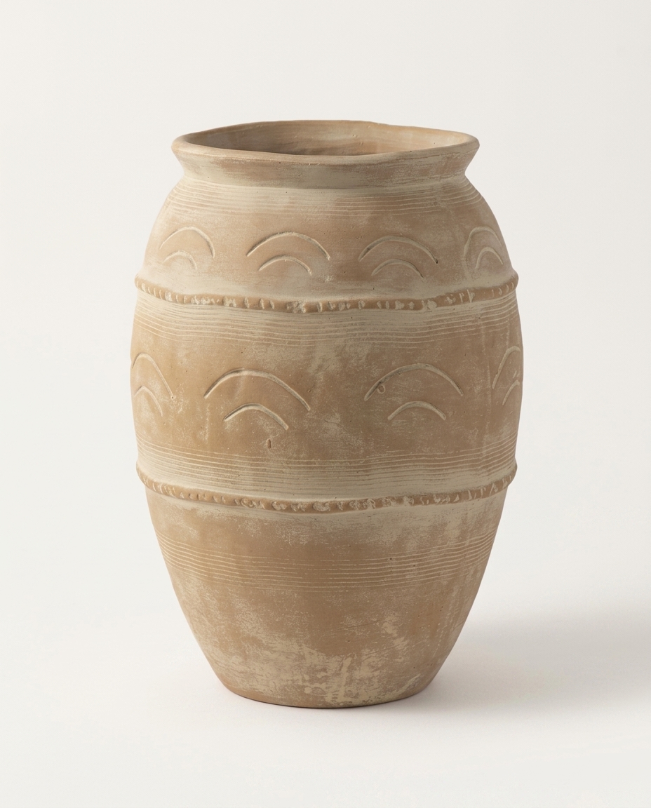 Vaso Decorativo Baroque Terracota Pequeno image number 3