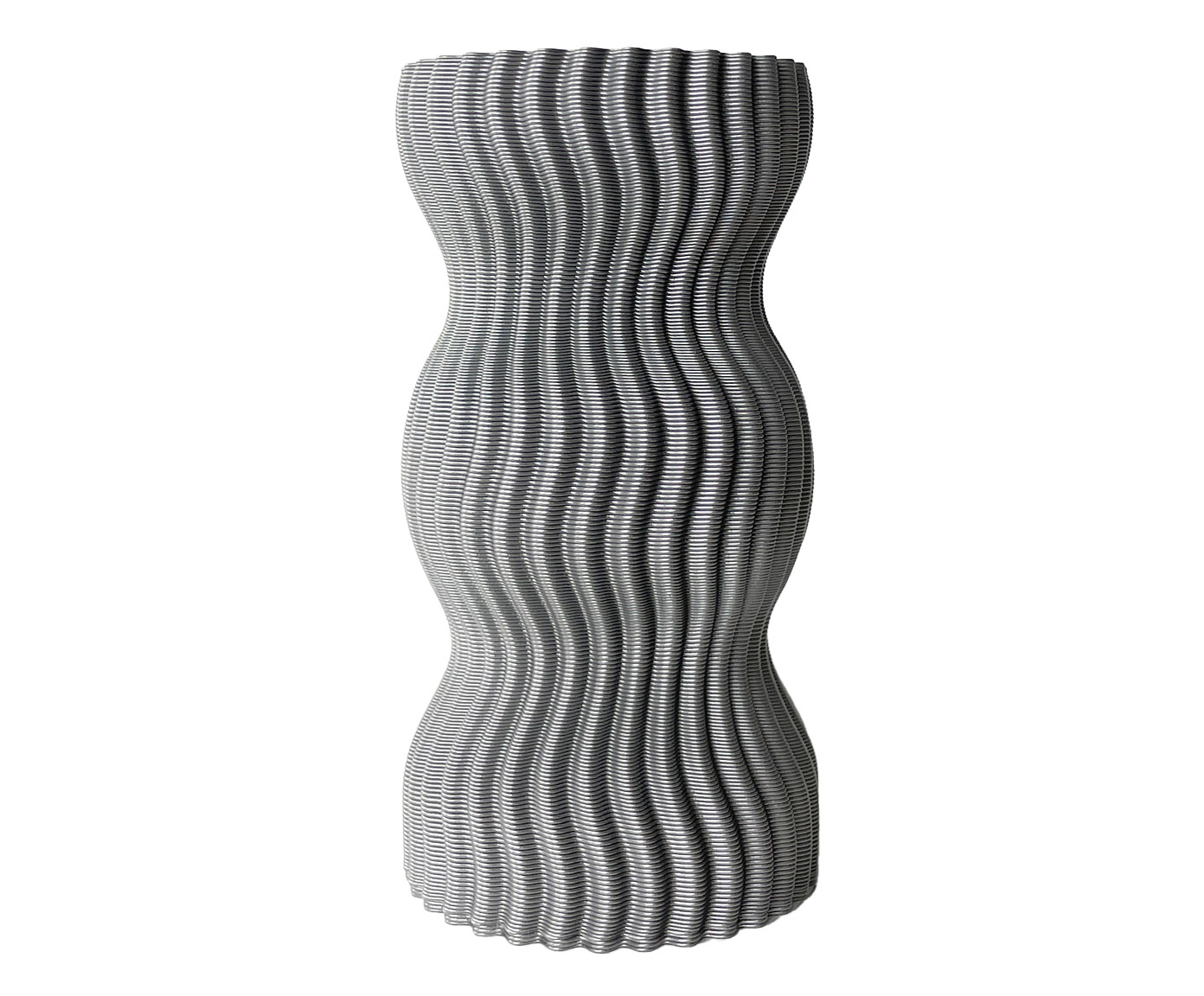 Mini Vaso Onda 3 Cinza image number 0