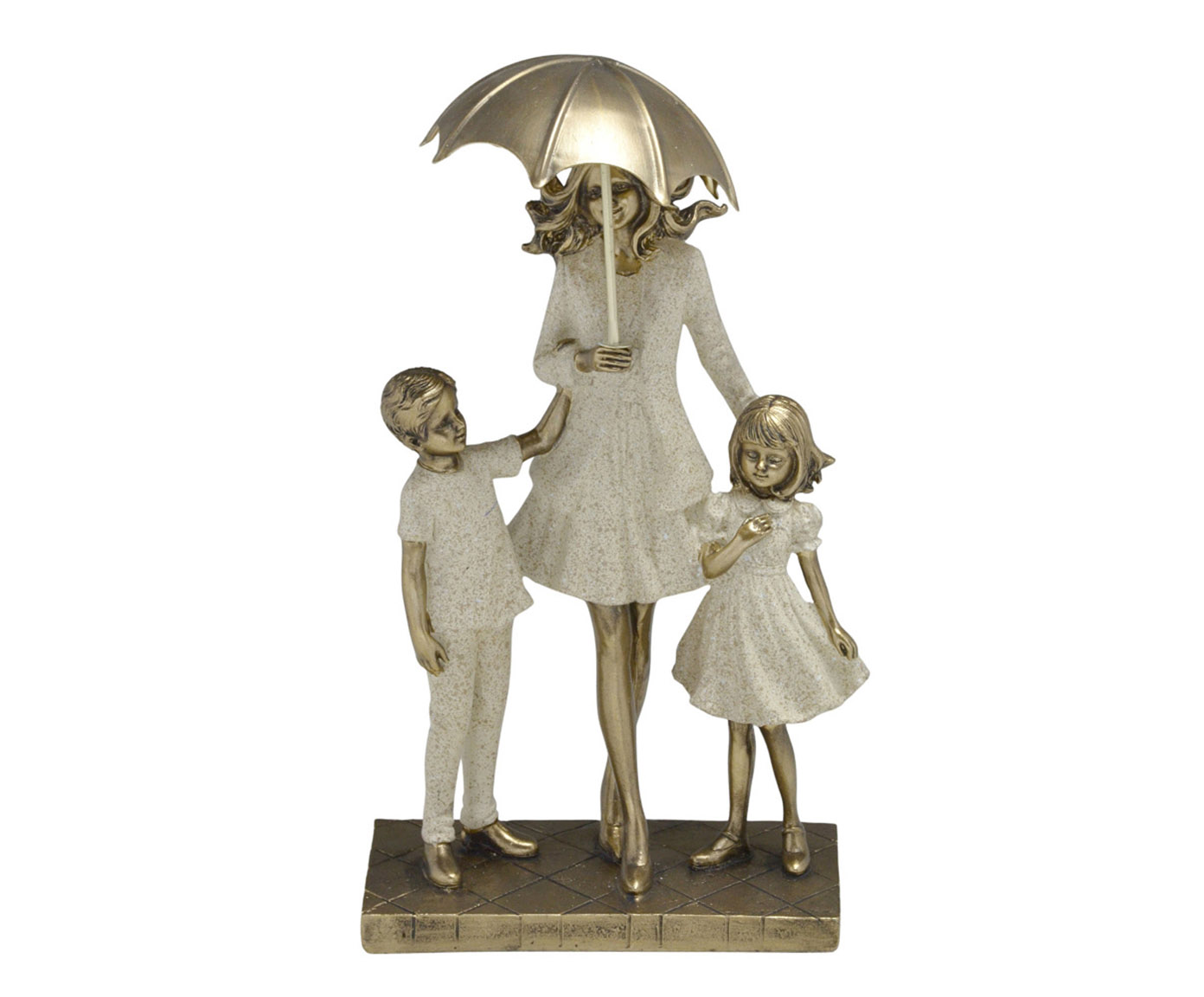 Escultura Familia com Pet Kaluan&atilde; image number 0
