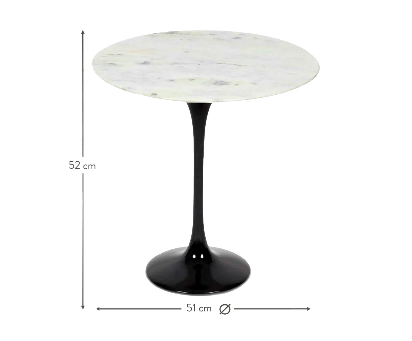 Mesa Saarinen Lateral Espirito Santo Base Preta image number 3