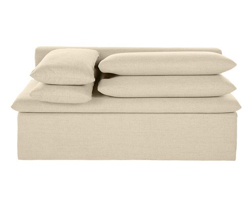 Sof&aacute; Cama em Linh&atilde;o Luma Off-White image number 5