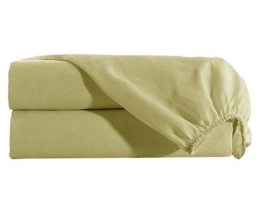 Len&ccedil;ol Inferior com El&aacute;stico Sultan Amarelo 200 Fios - image 0