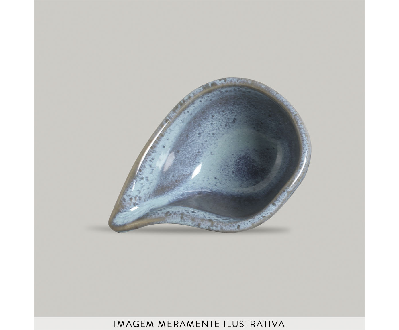 Jogo de Molheiras Oval Org&acirc;nico Breeze Azul Claro image number 2