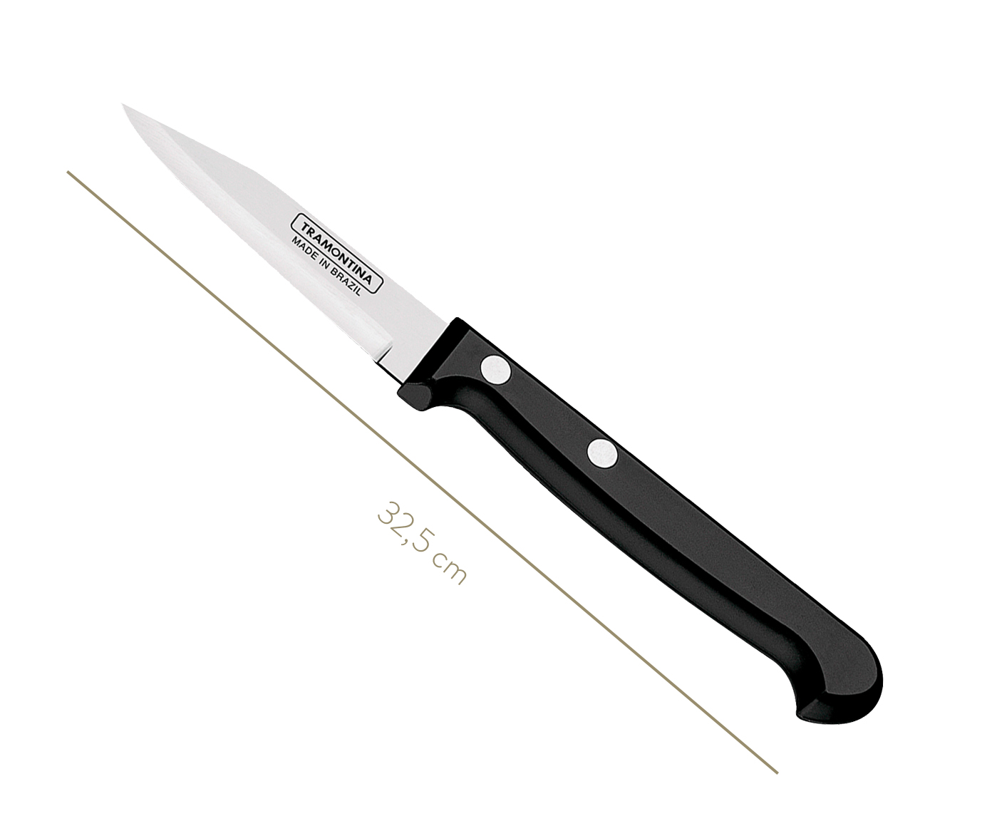 Faca para Legumes em Inox Thale 3" - Preta image number 1
