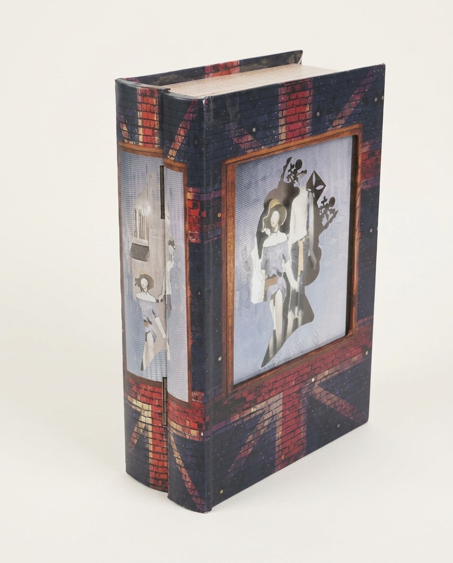 Livro-Caixa em MDF United Kingdom image number 4