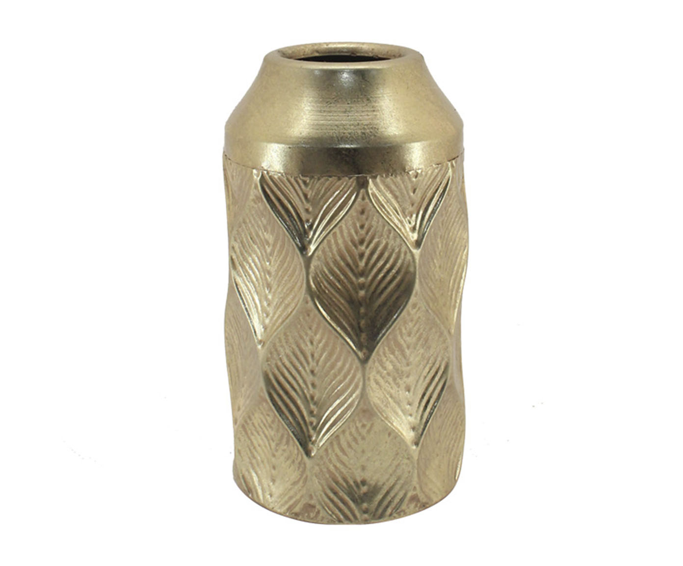 Vaso em Metal Cinnamon II Dourado image number 0
