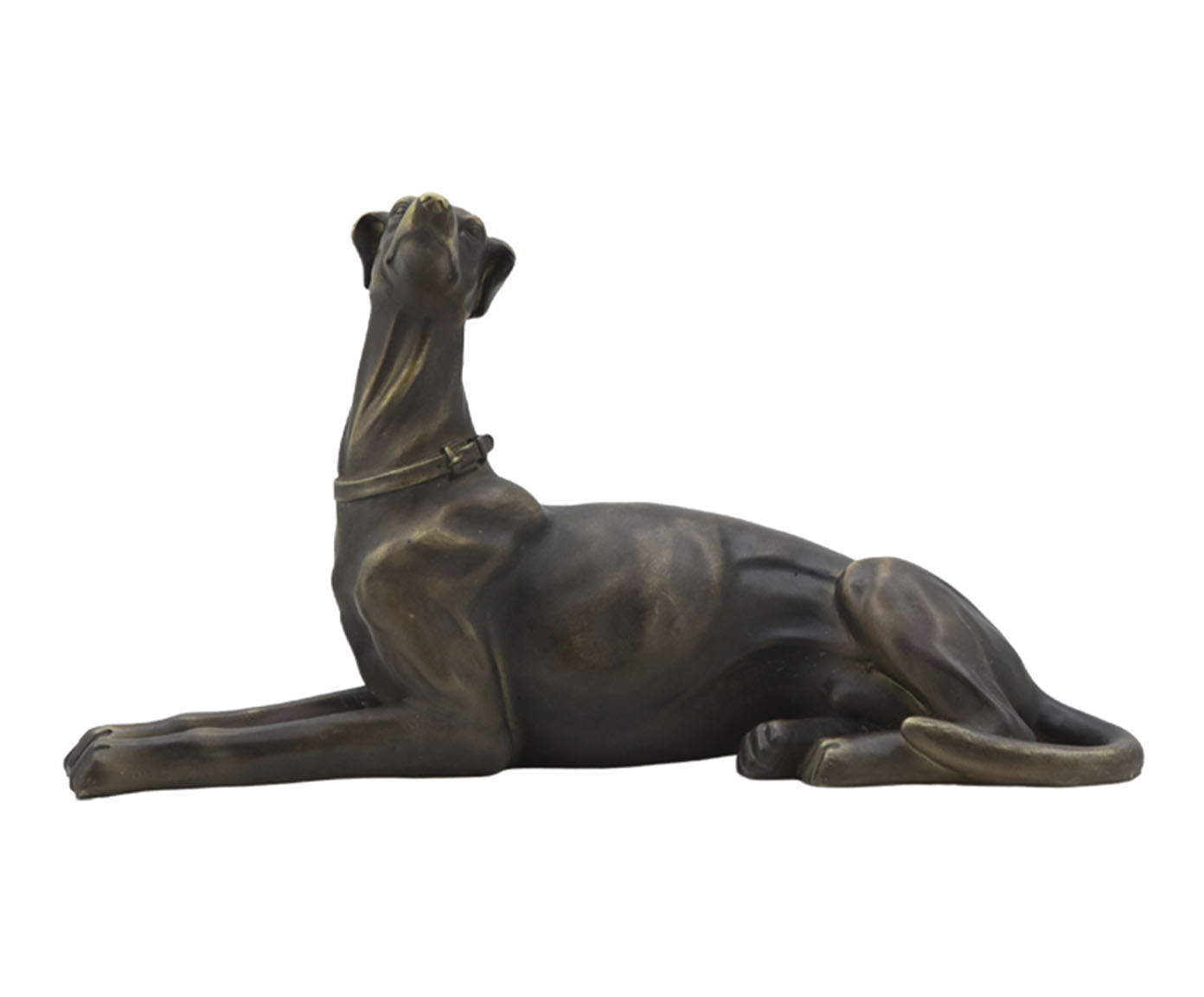 Adorno Cachorro em Resina Bronze image number 0