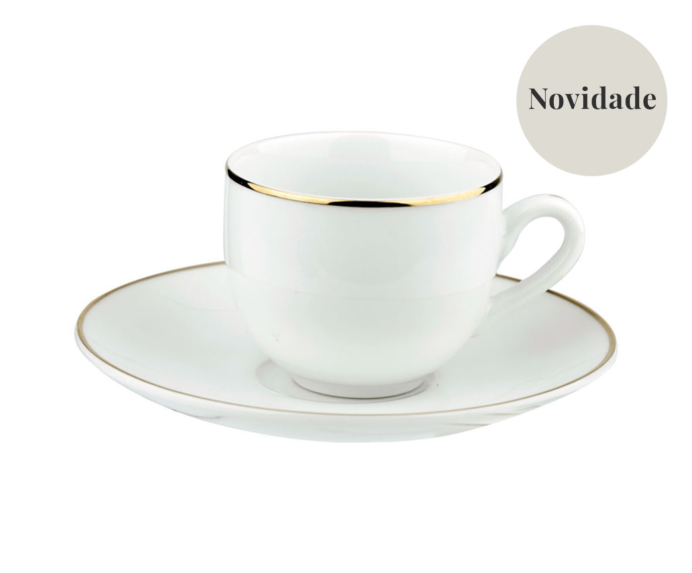 X&iacute;cara para Ch&aacute; com Filete Dourado Charmant - image 0