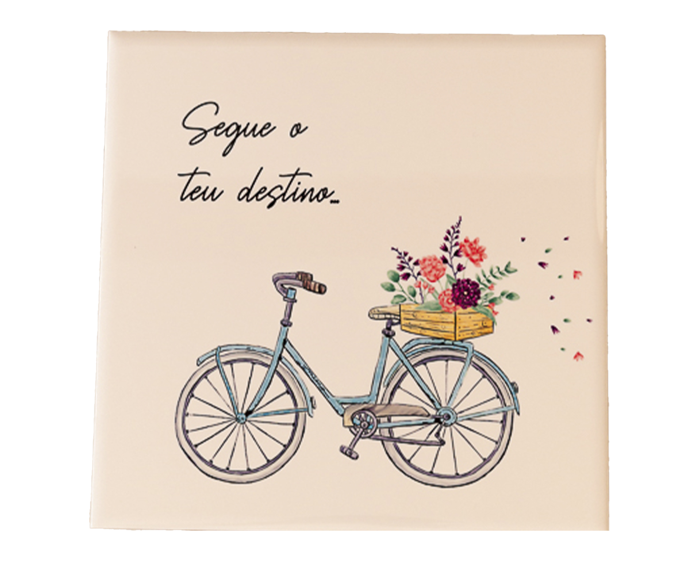 Azulejo Decorativo "Segue O Teu Destino" image number 0