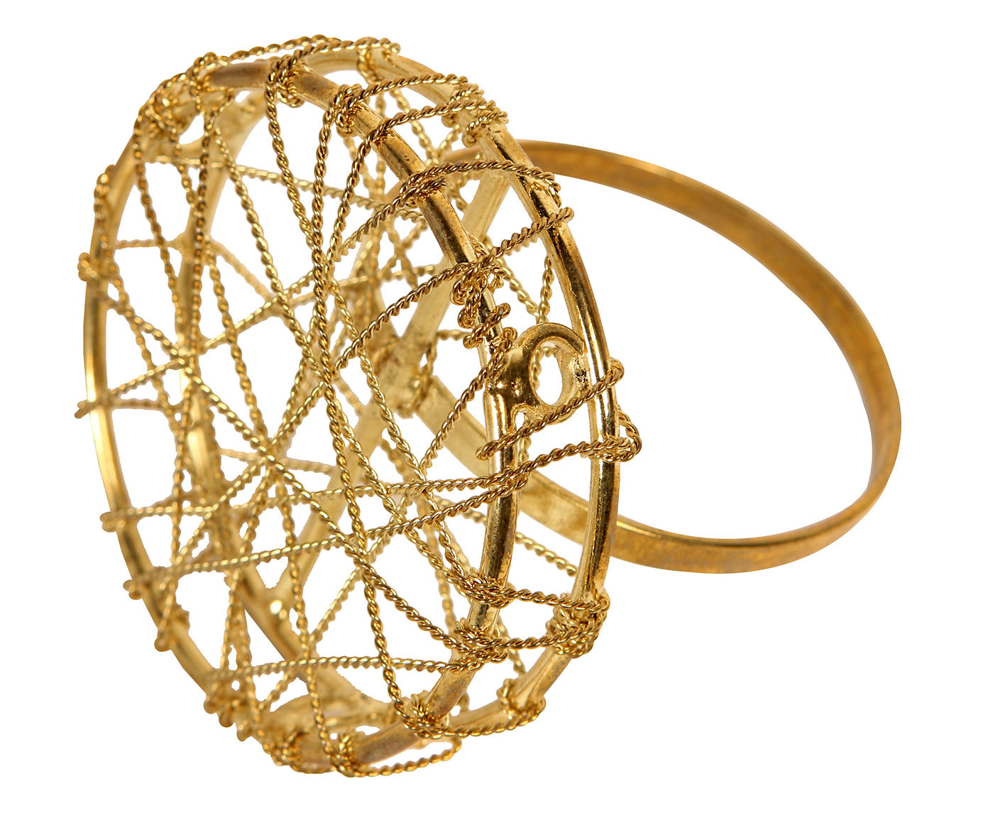 Anel para Guardanapo Round Dourado - image 0