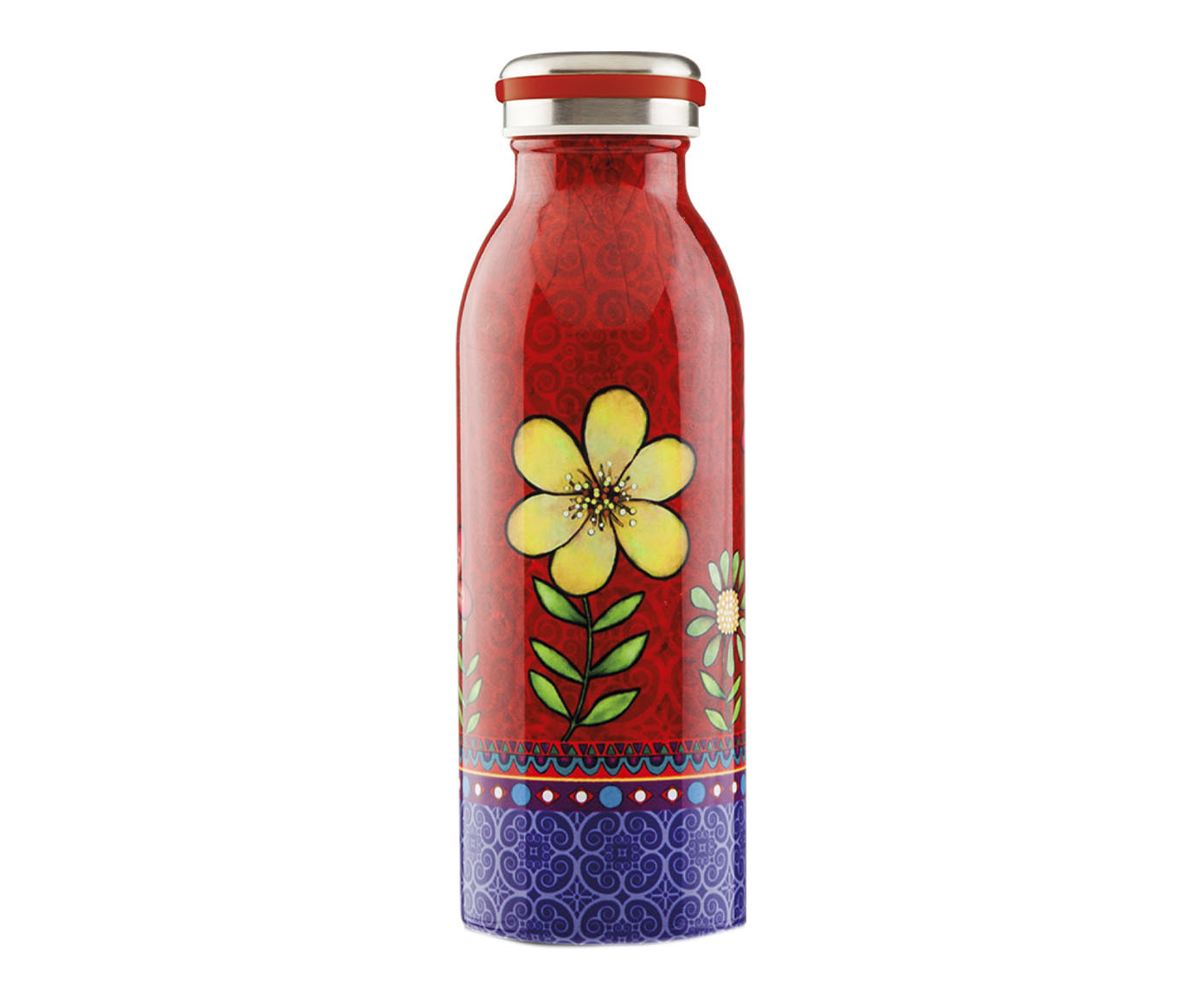 Garrafa Squeeze em Inox Bellamore Vermelha image number 0