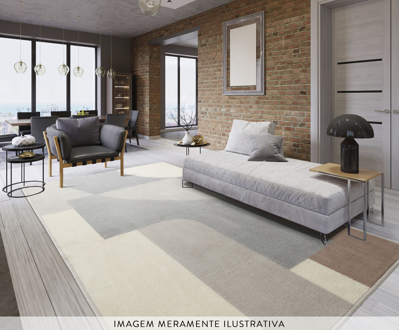 Tapete Renaissance Vital Cinza image number 4