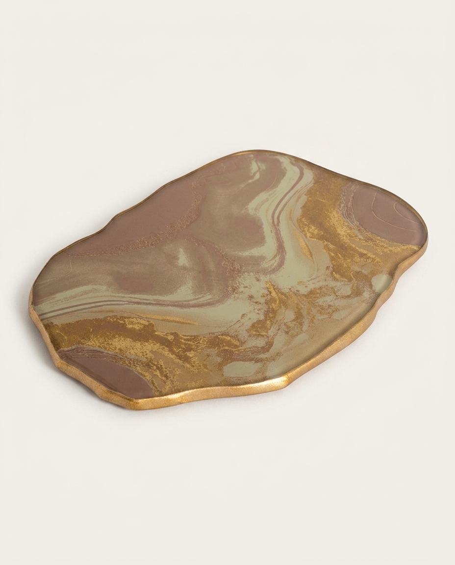 Centro de Mesa Oval Stone Quartzo Rosa image number 2