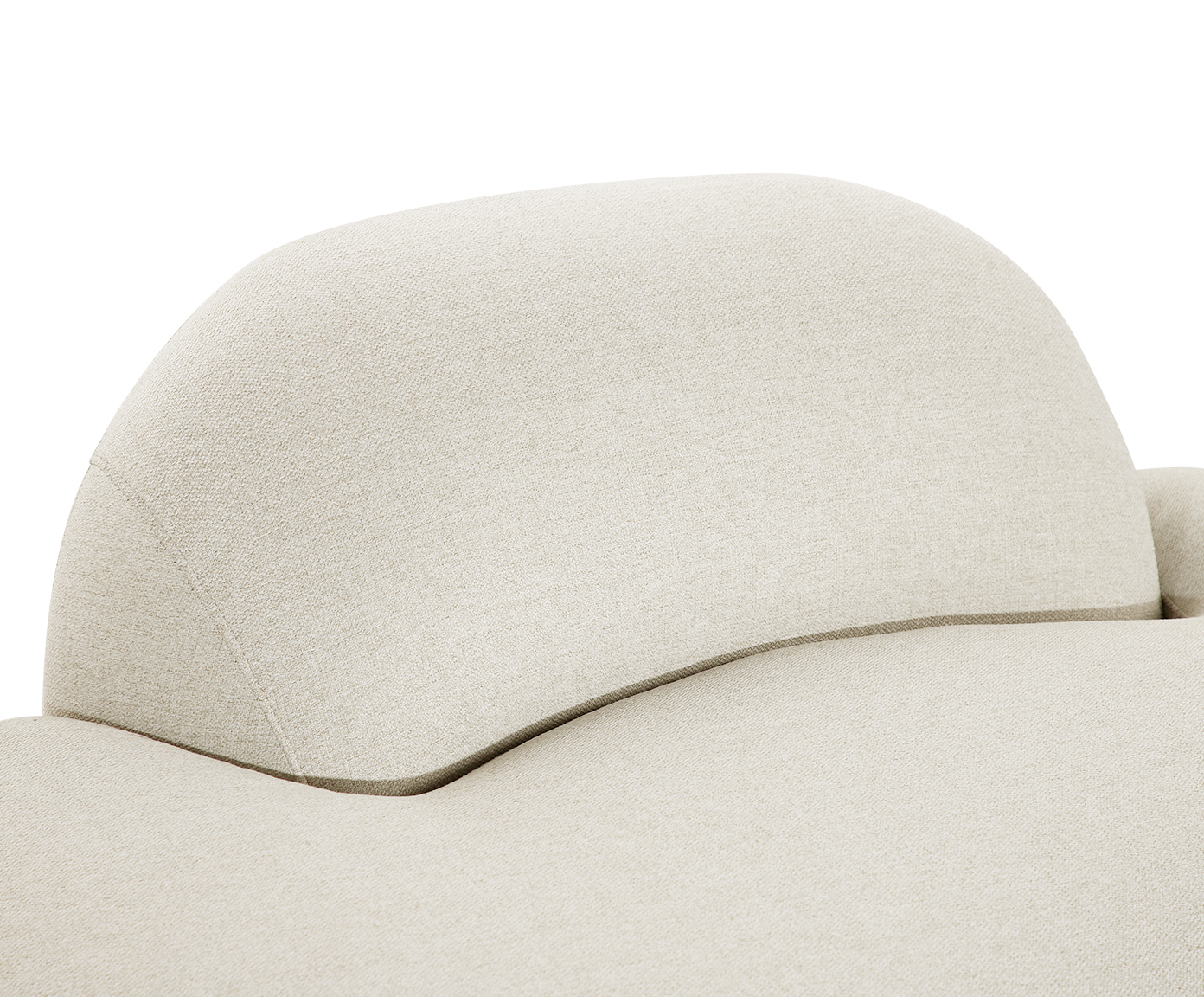 Sof&aacute; Petra em Boucle Soft Bege  I image number 4
