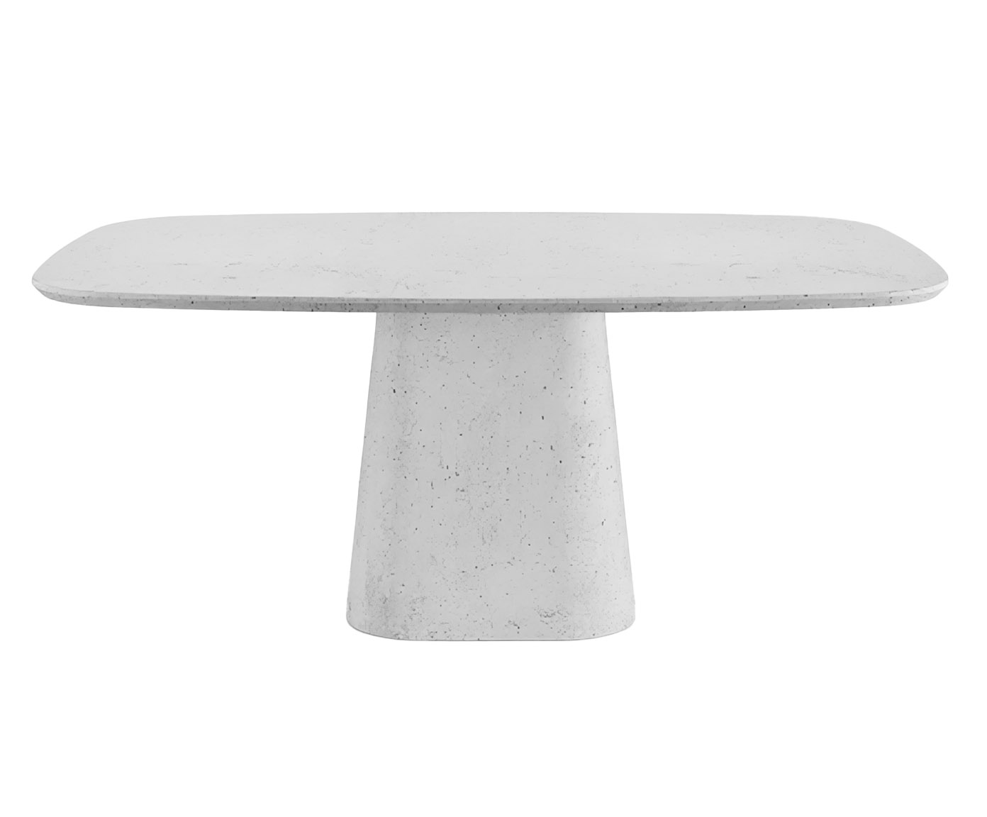 Mesa de Jantar  Ampla Tampo P&eacute;treo Branco - image 0