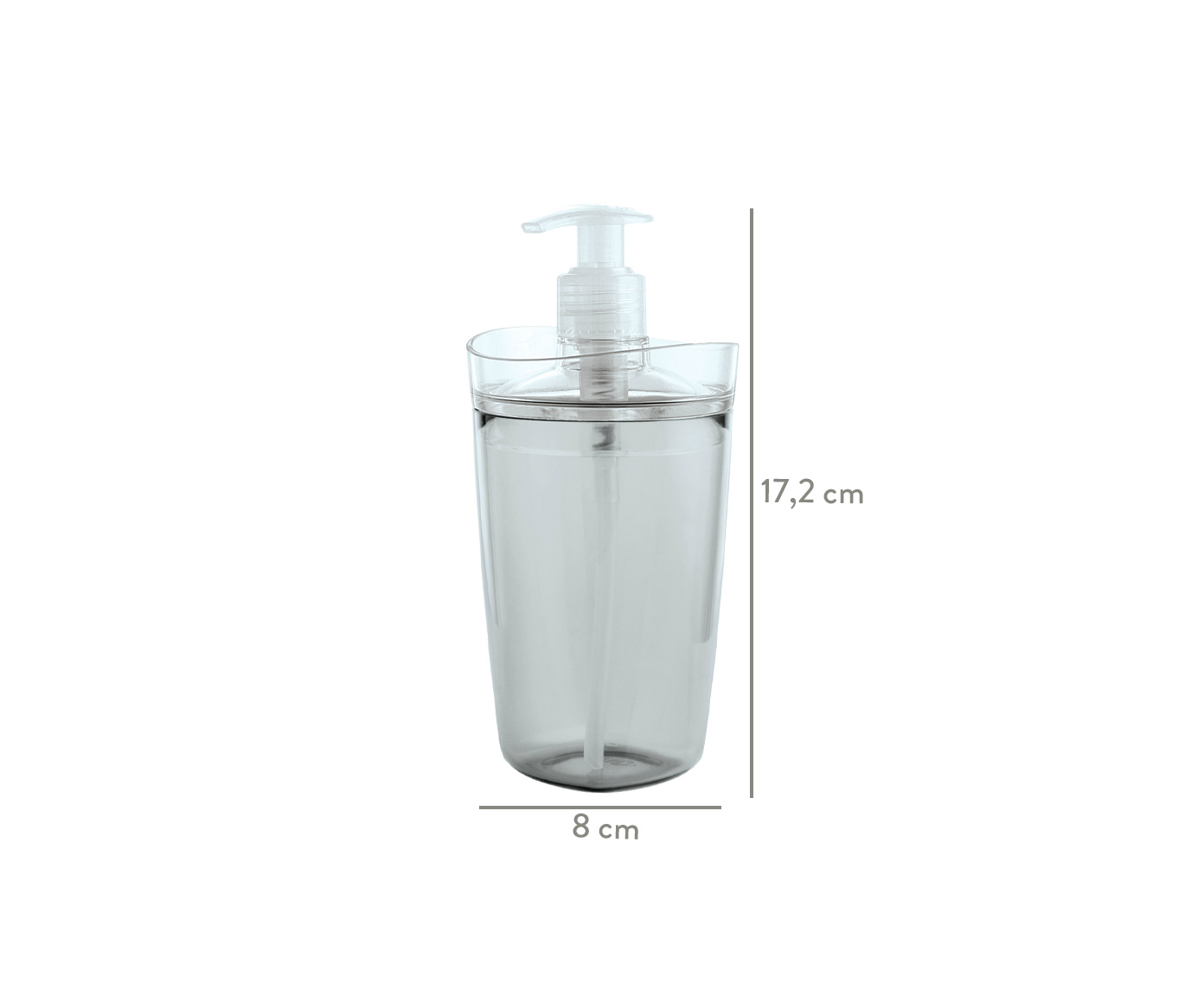 Dispenser para Sabonete L&iacute;quido Tule Transparente image number 2