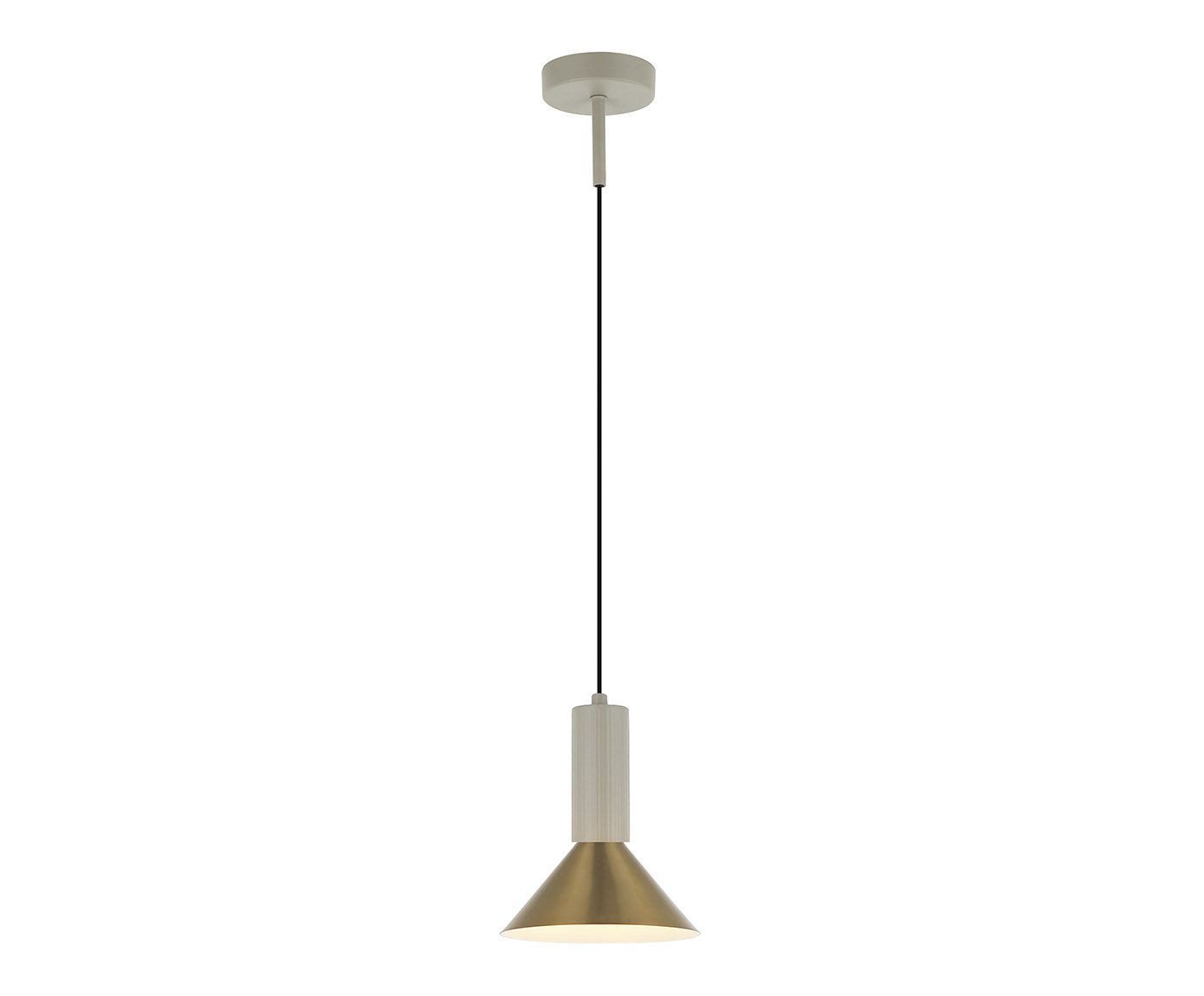 Pendente Arandela Blossom Metal Fendi Dourado Bivolt image number 0