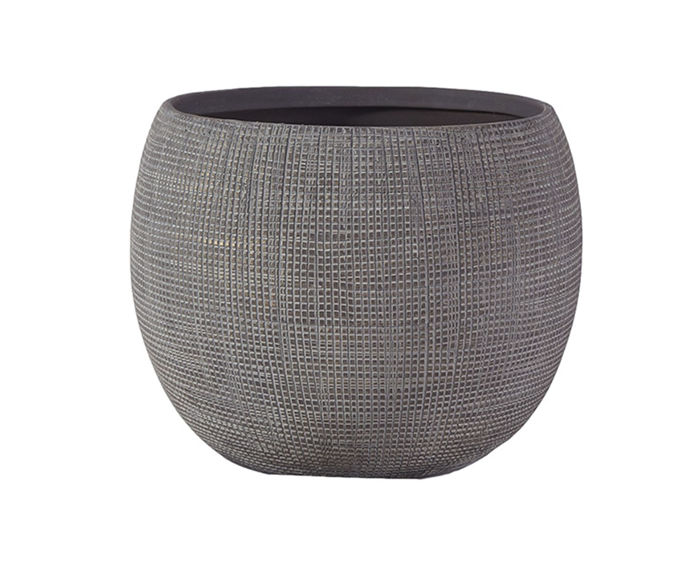 Vaso Decorativo Weft Cinza M&eacute;dio - image 0