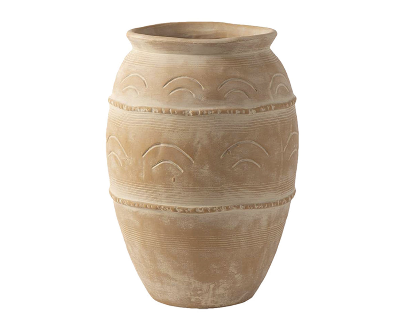 Vaso Decorativo Baroque Terracota Grande - image 0