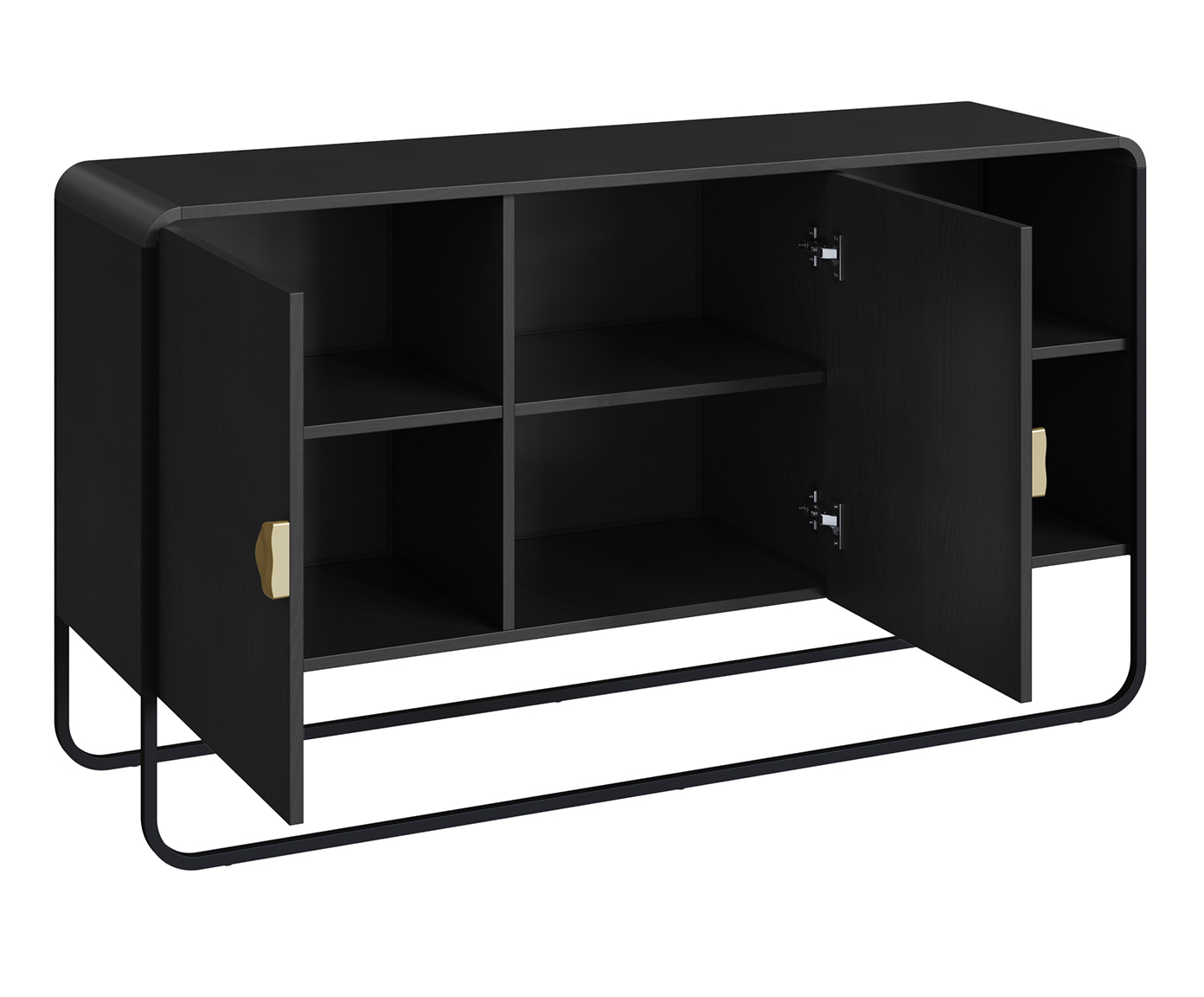 Balc&atilde;o Buffet Luna III - Nero - image 1