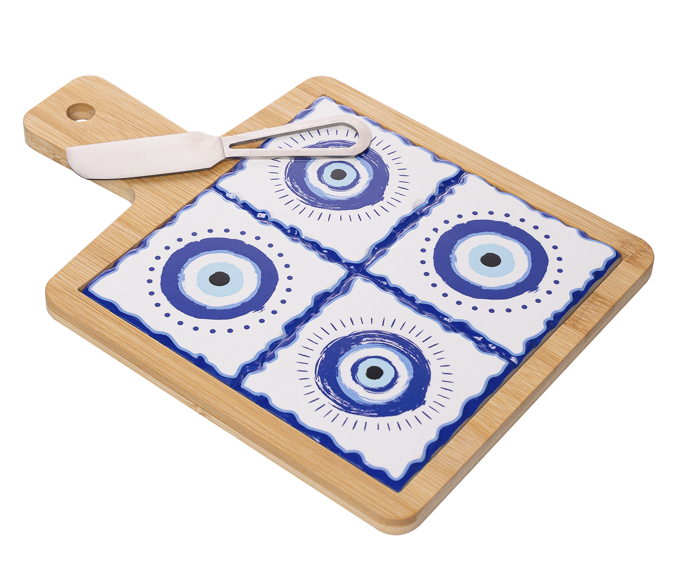 Jogo de T&aacute;bua com Bandeja e Faca Greek - image 1