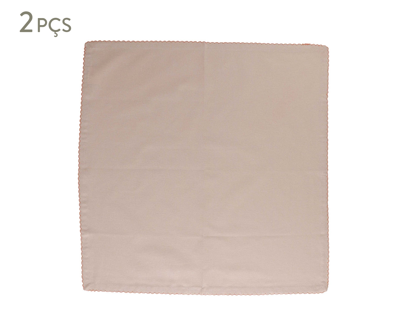 Jogo de Guardanapos Cotton Rosa - image 0