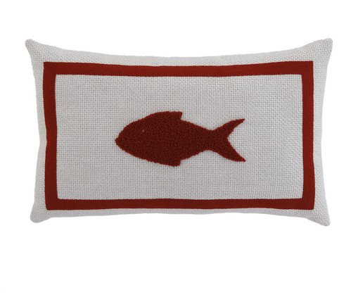 Almofada em Linho Peixe - Marina Bitu - image 0