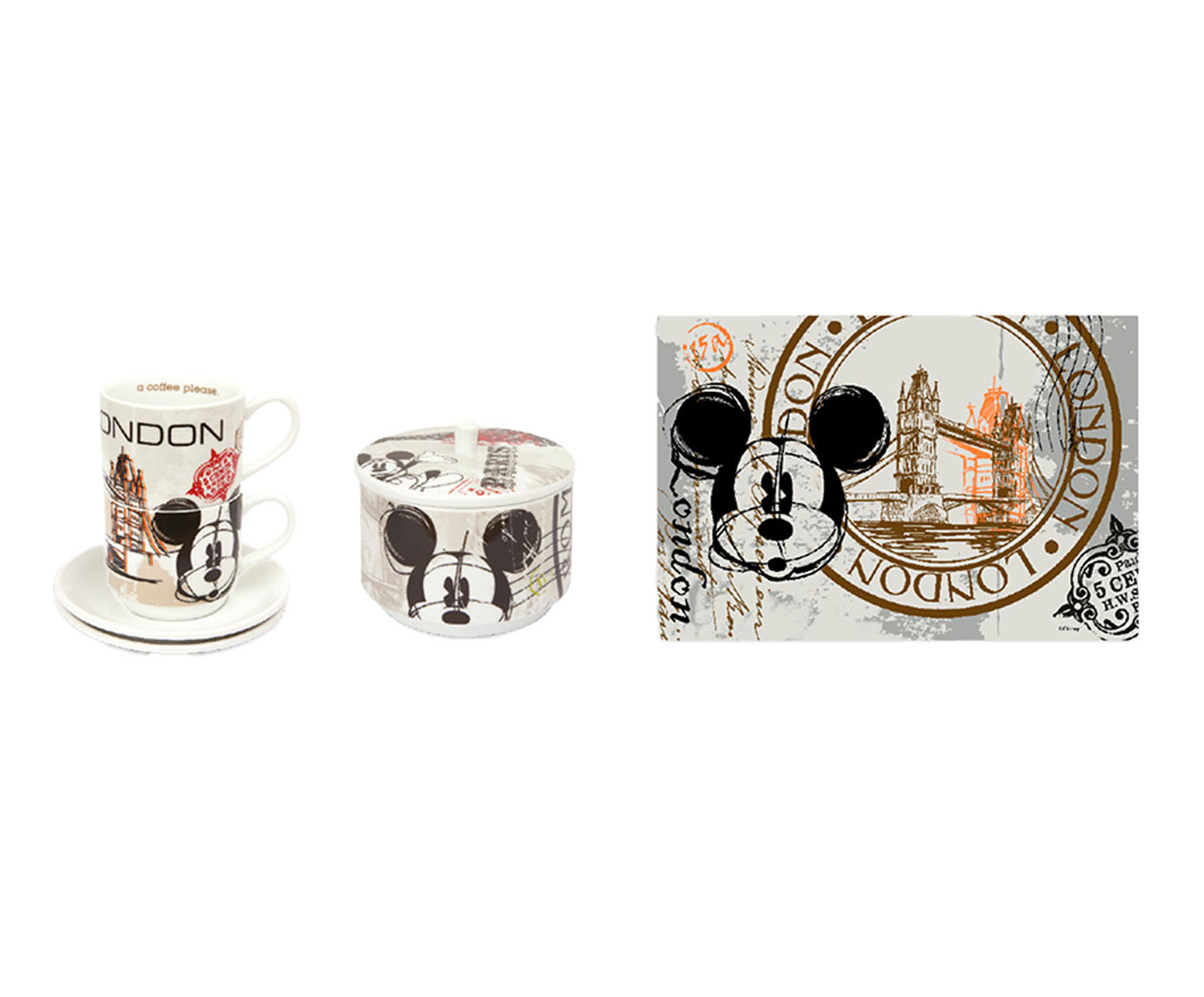 Jogo para Servir Mickey London image number 0