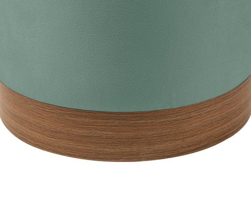Puff em Veludo Harlow Pequeno Verde Menta image number 3