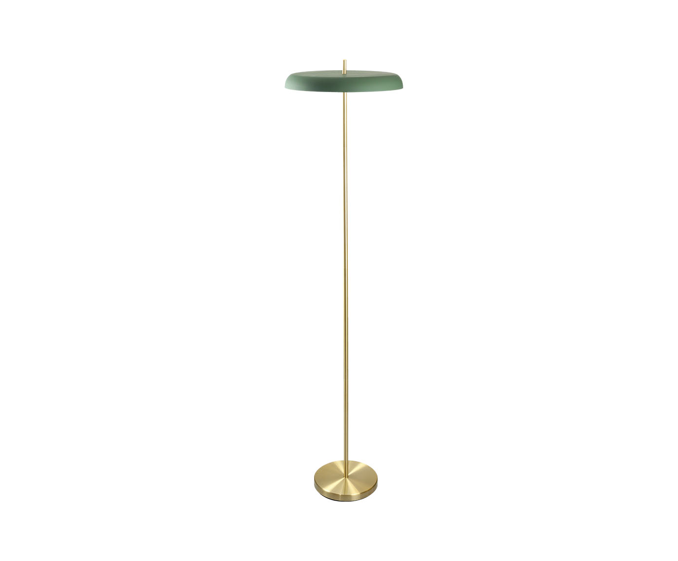 Coluna Dalu Bivolt - Verde e Dourado Escovado - image 1