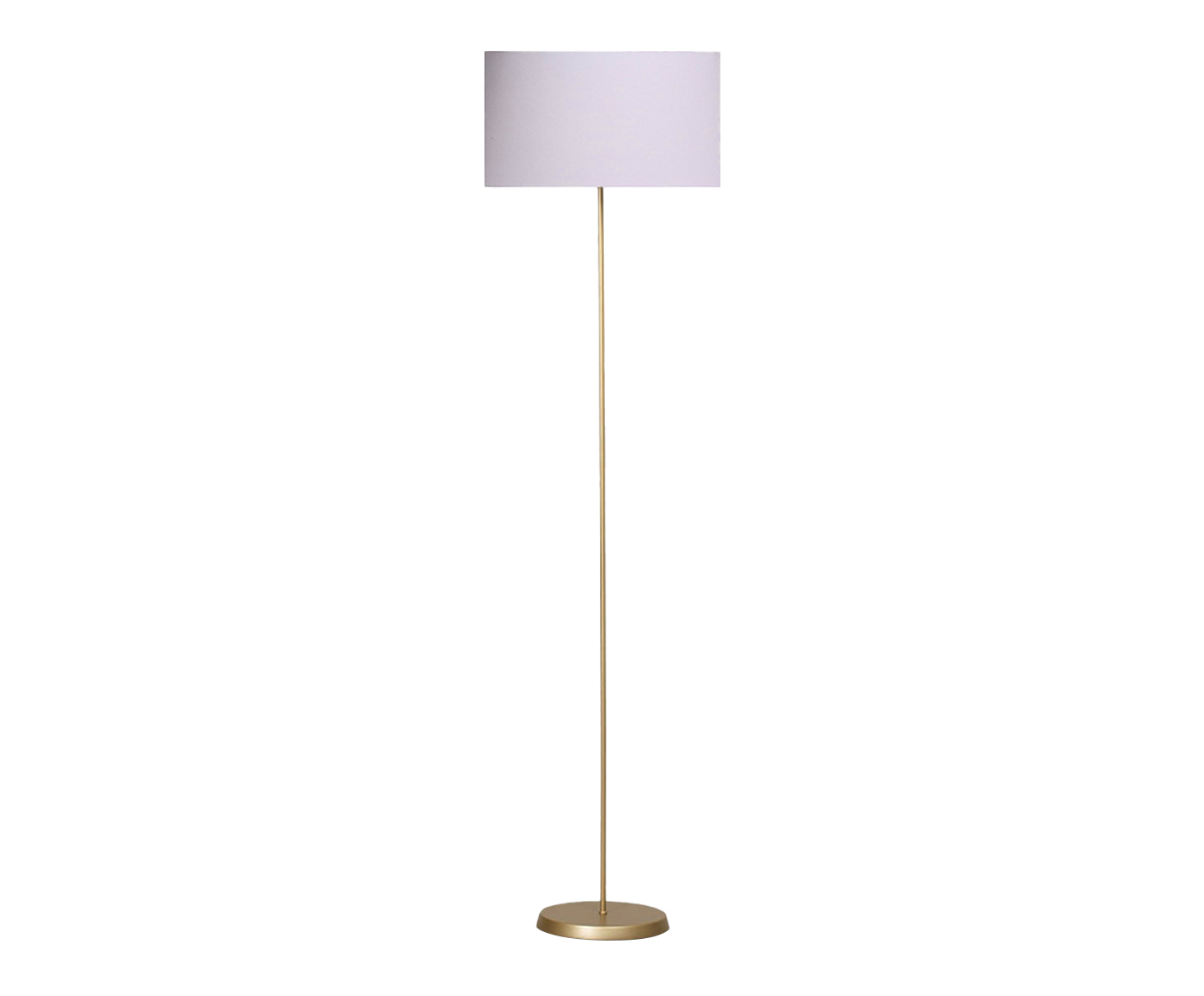 Lumin&aacute;ria Dourada com C&uacute;pula Cil&iacute;ndrica Branca Bivolt - image 0