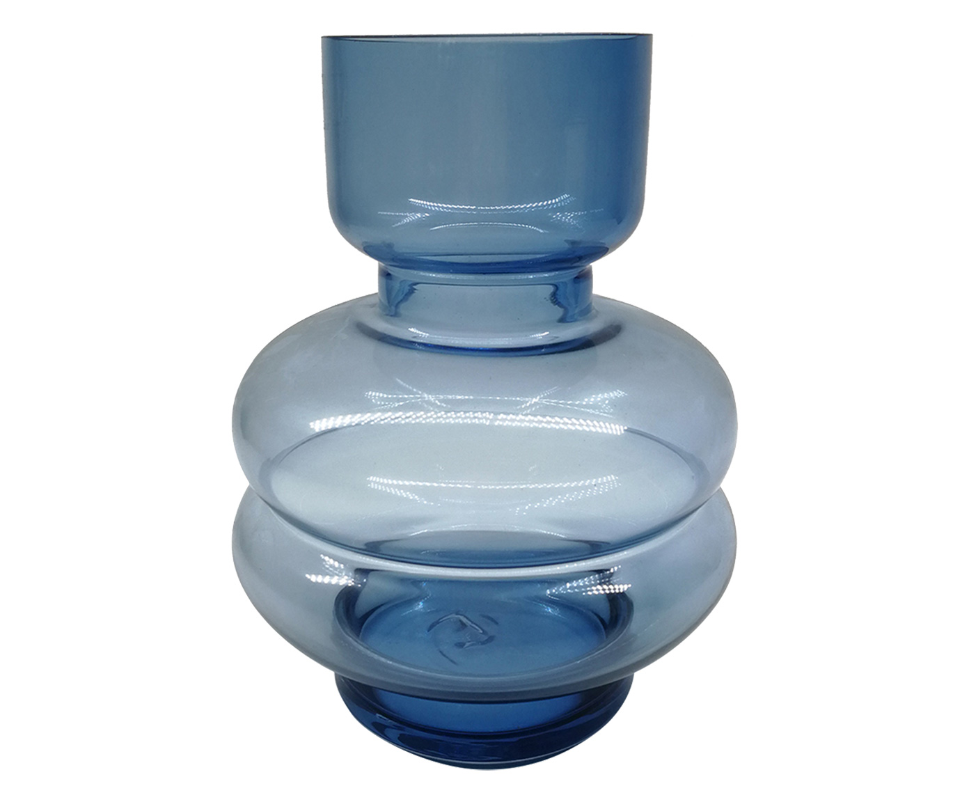 Vaso em Vidro Ivy - Azul image number 0