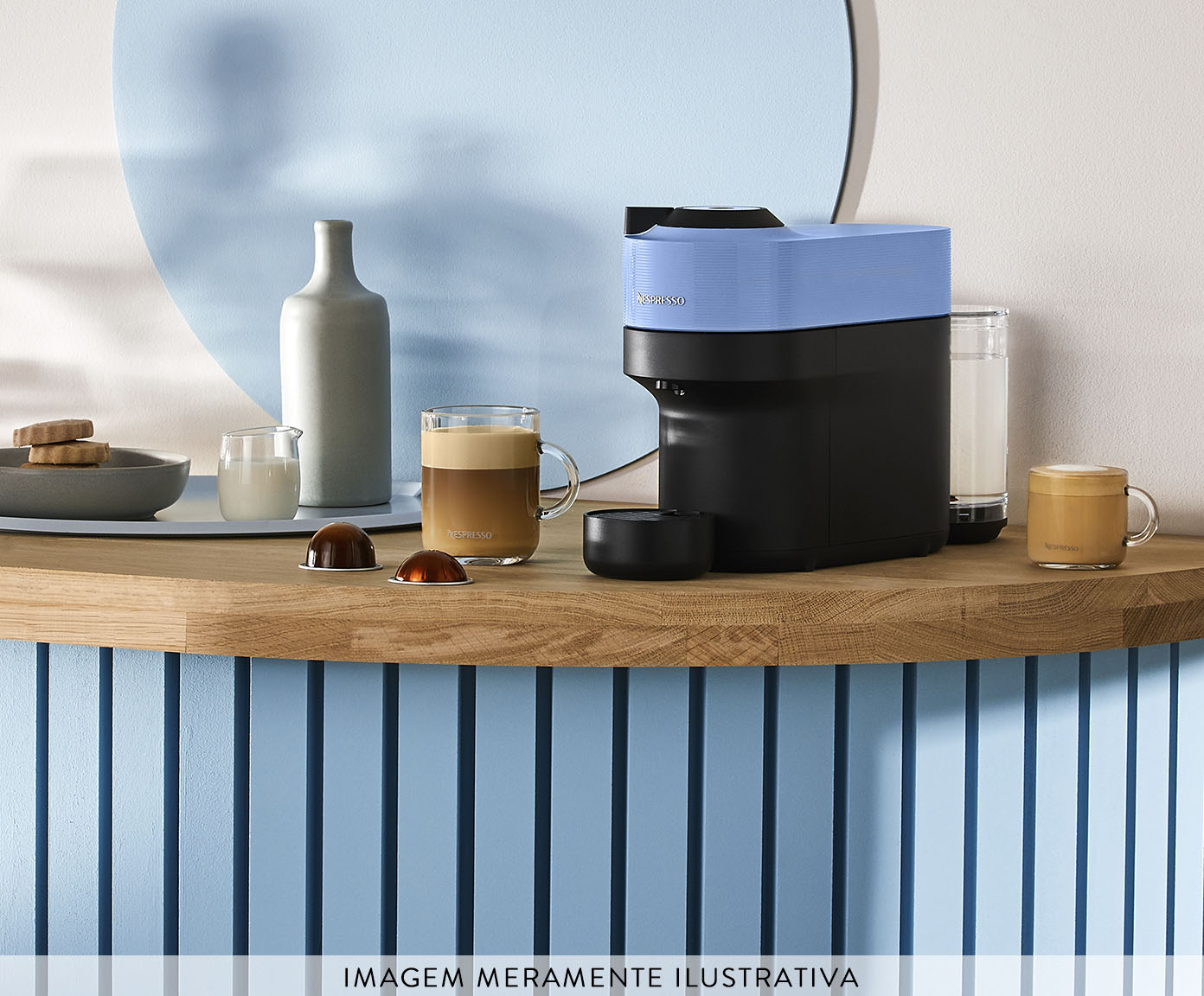 Cafeteira Nespresso Vertuo Pop Azul Pac&iacute;fico - 110V image number 9