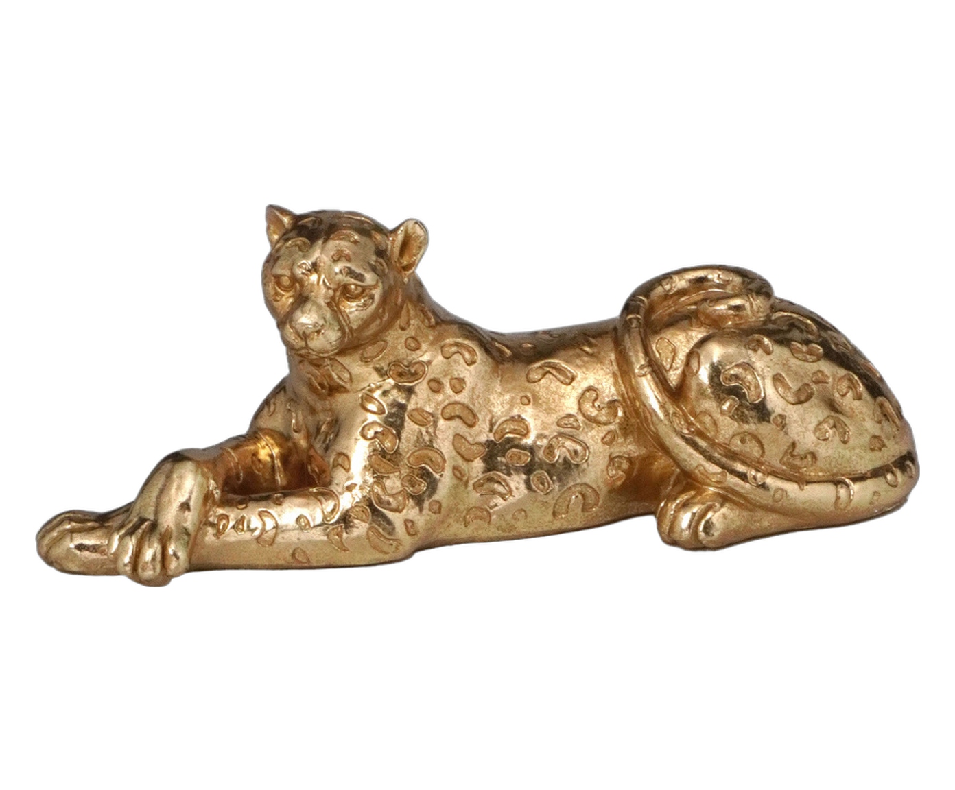 Leopardo Decorativo Savarix Dourado image number 0