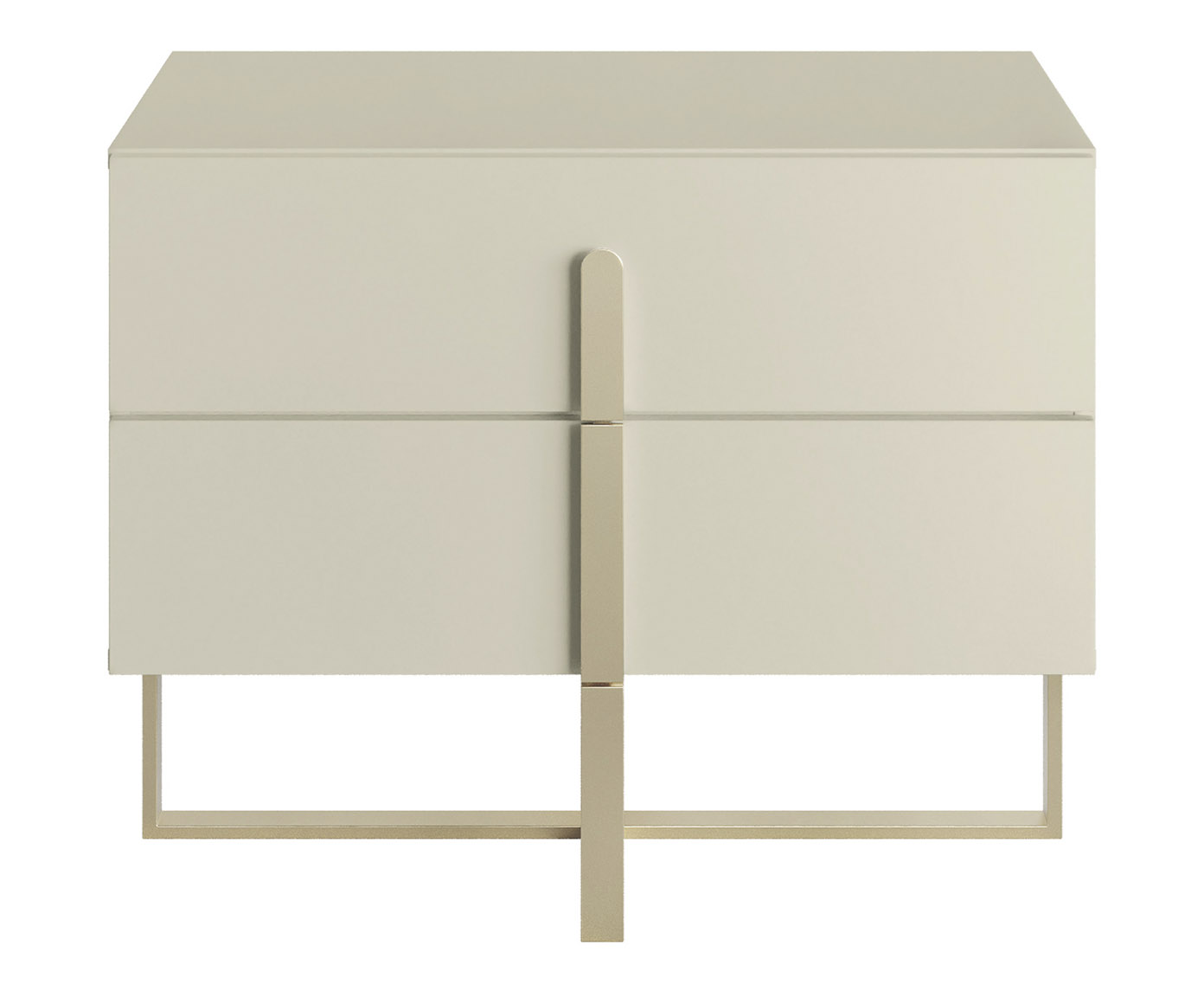 Mesa de Cabeceira Auri Frap&ecirc; e Champanhe - image 0
