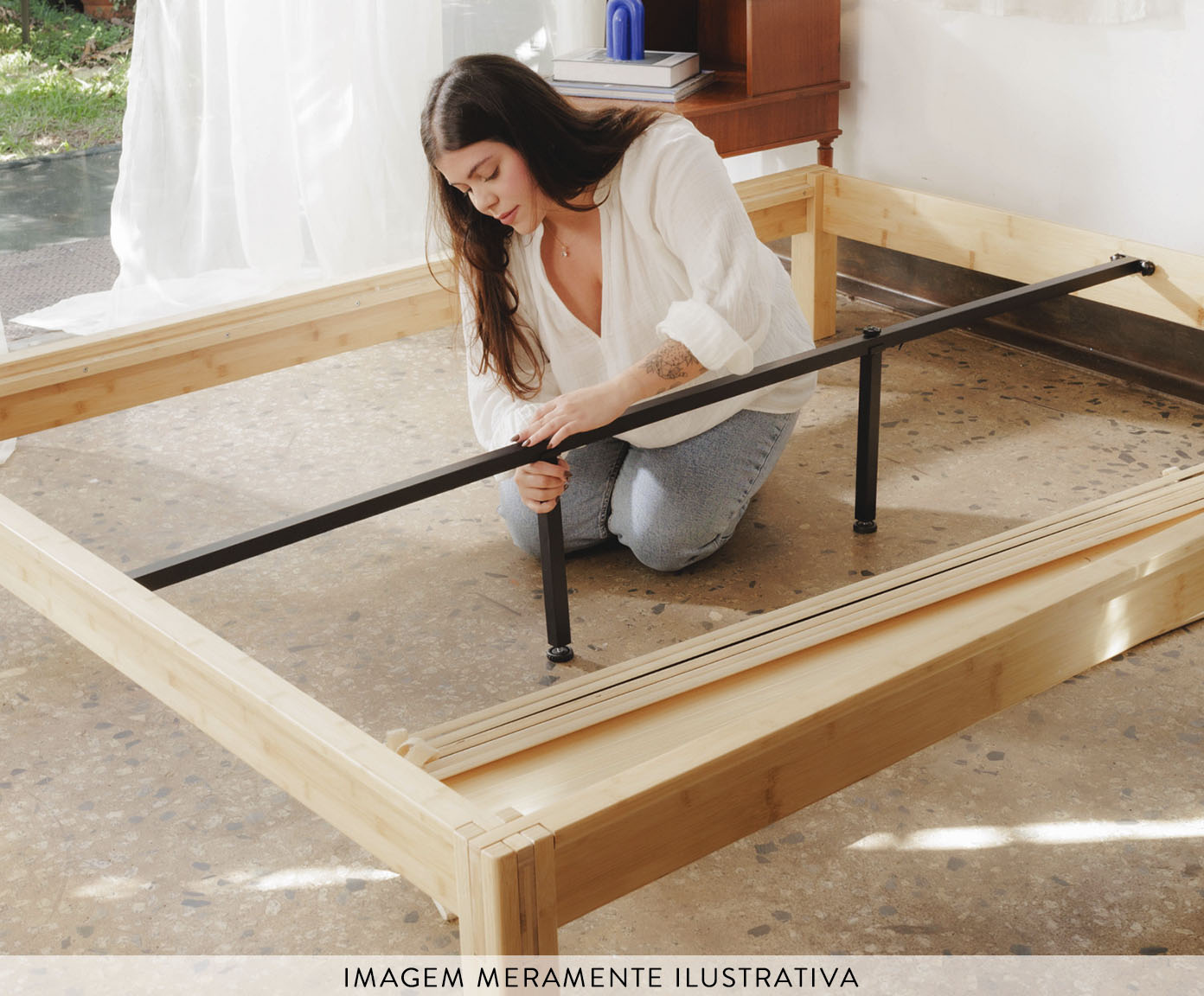 Cama Luuna Bambu - Queen image number 7