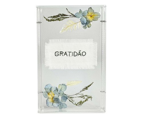 Acr&iacute;lico Decorativo Gratid&atilde;o Azul image number 0