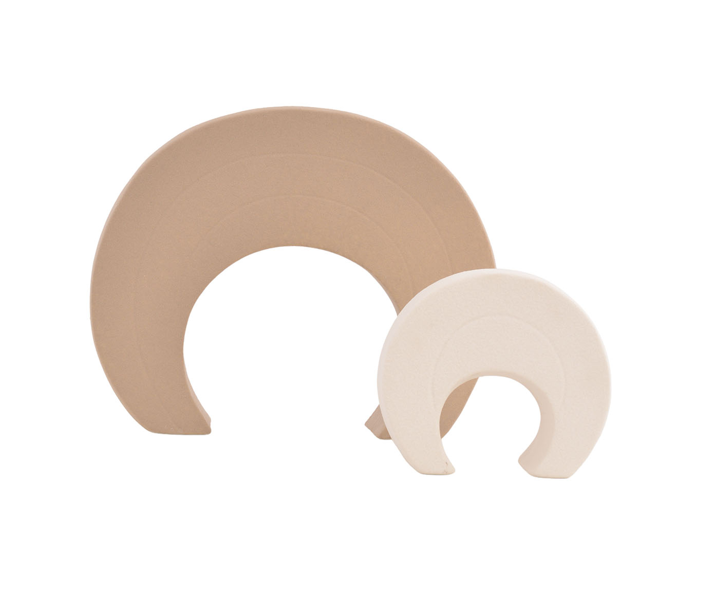 Adorno Decorativo em Porcelana Fante Creme I image number 1