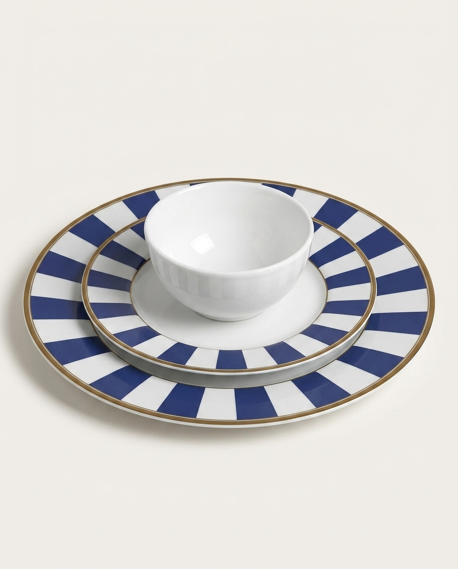 Jogo de Jantar Guidi Stripe Azul - image 1