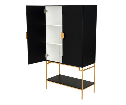 Cristaleira Cerchio D'Oro - Preto image number 3