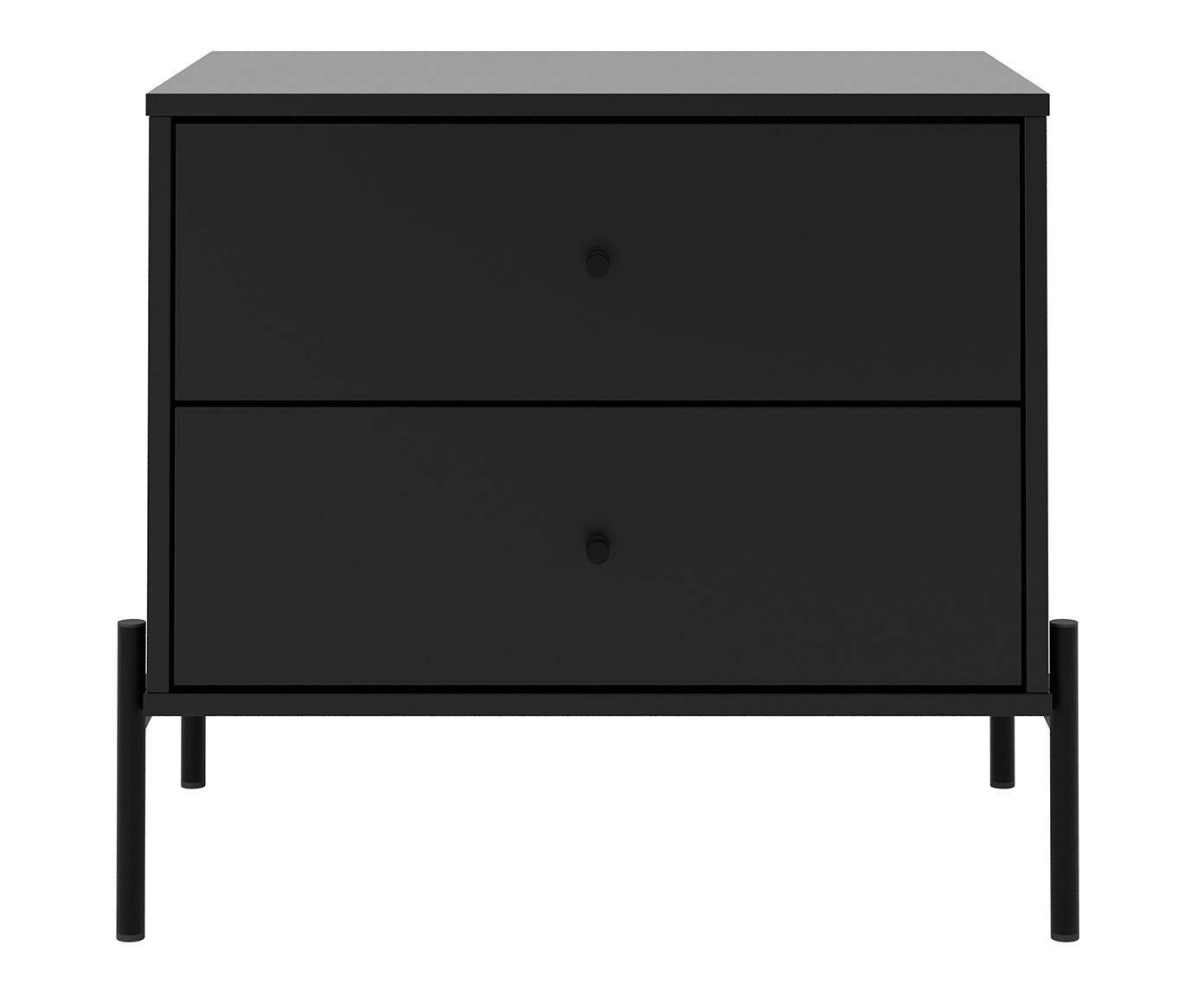 Mesa Cabeceira Jasper Preto Fosco - image 1