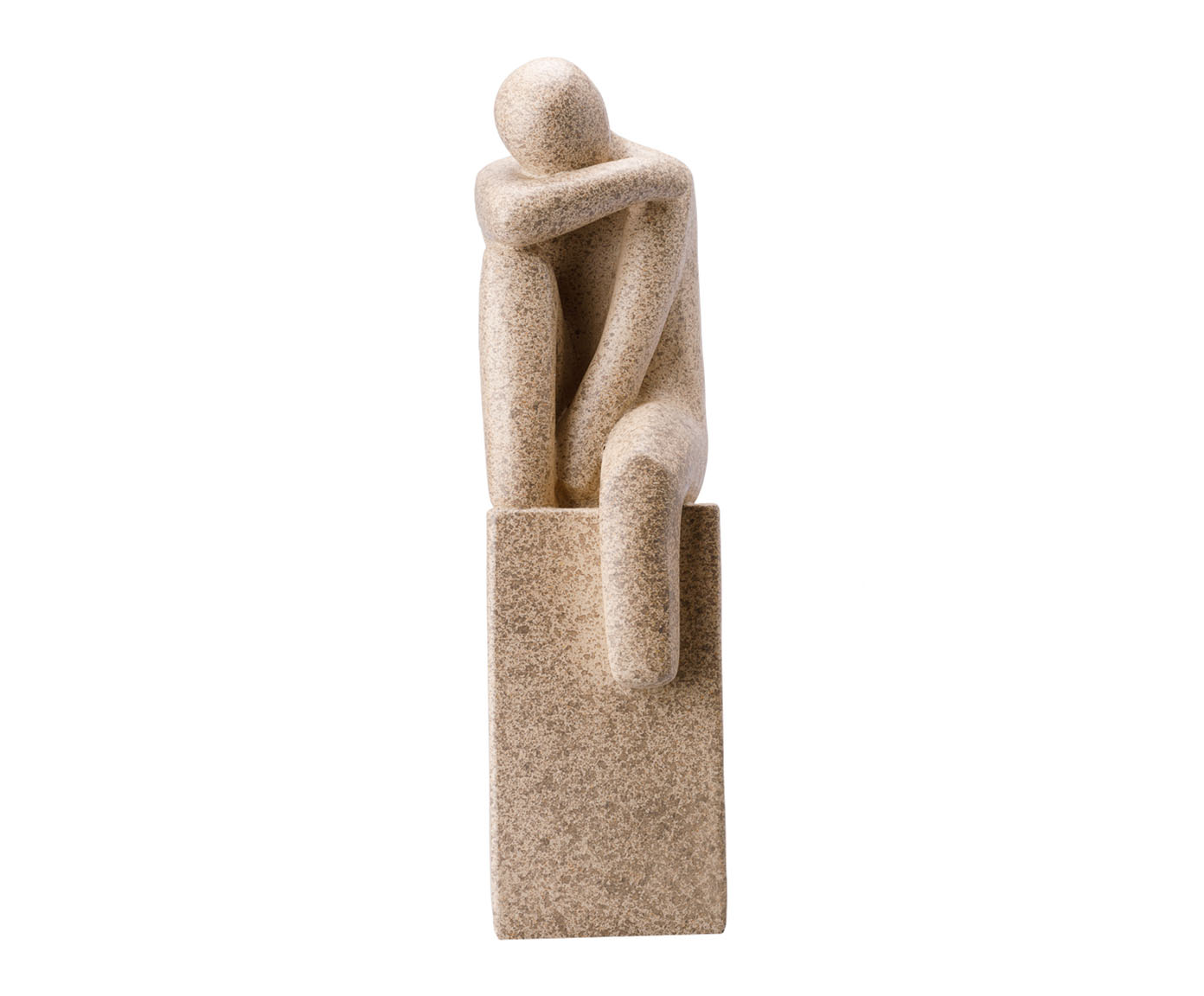 Escultura Solid&atilde;o Bege - image 1