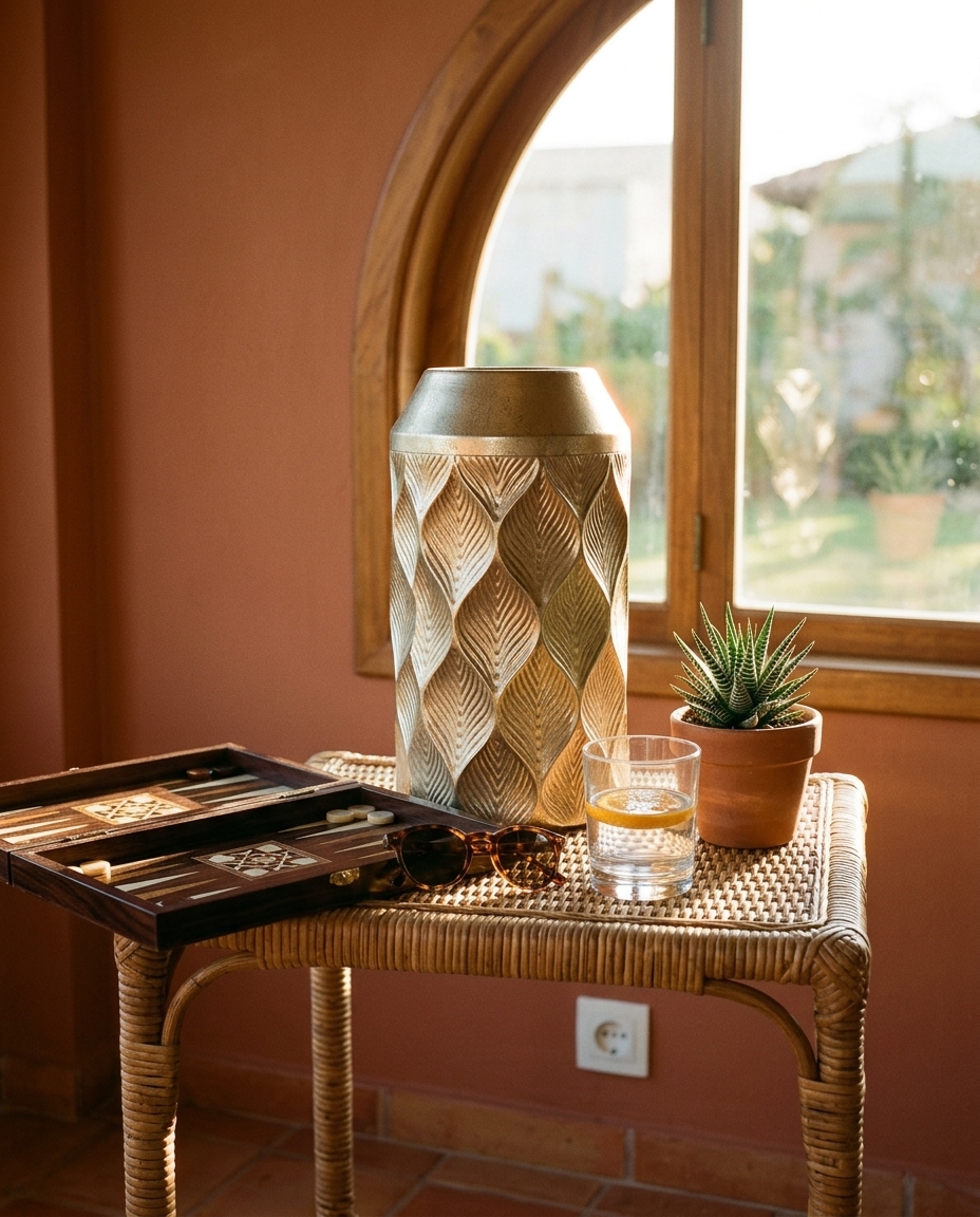 Vaso em Metal Cinnamon I Dourado - image 1
