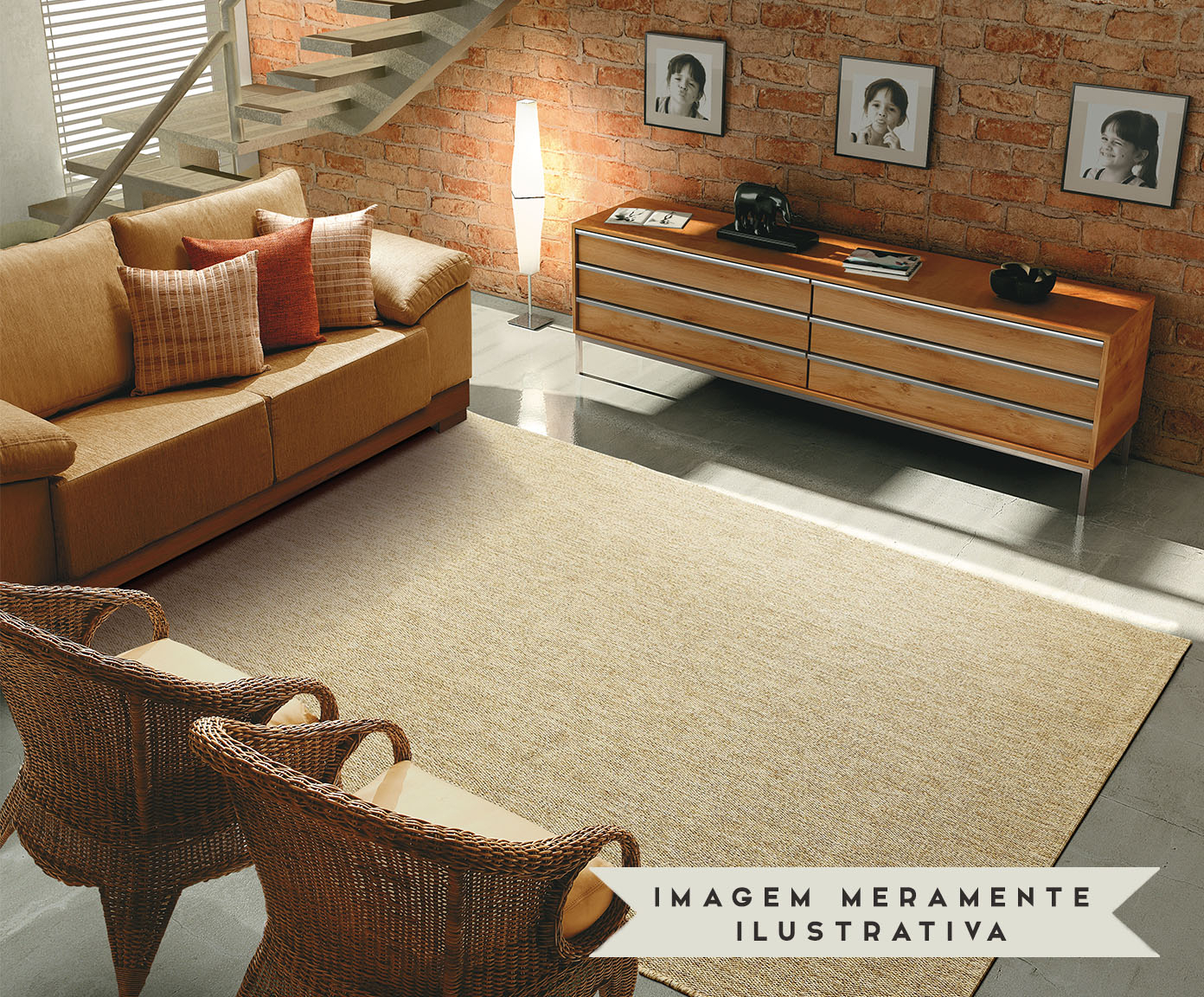 Tapete Debrum New Boucle Palha image number 2