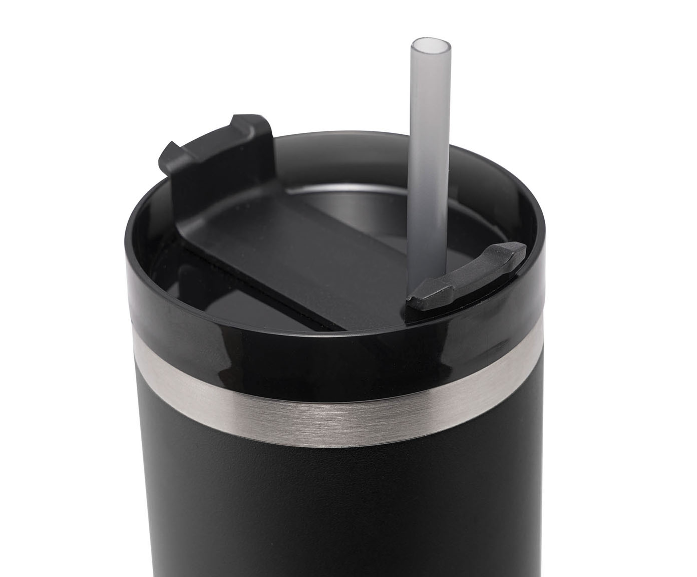 Copo T&eacute;rmico com Parede Dupla Slimterm Preto image number 3